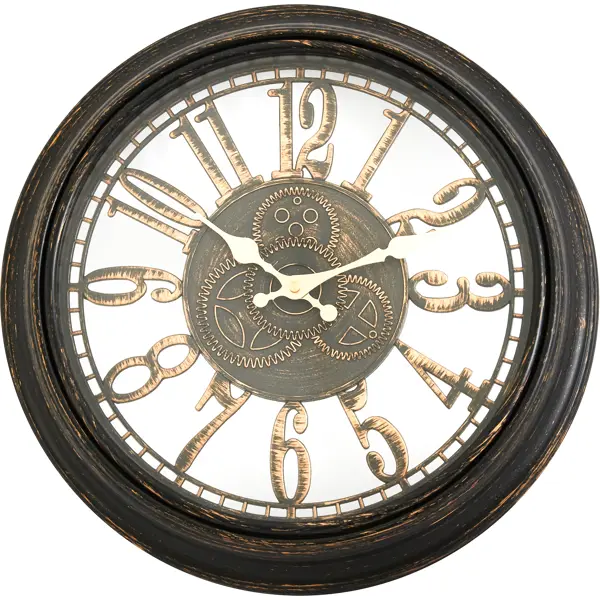 Часы настенные Dream River DMR круглые ?40 см цвет коричневый