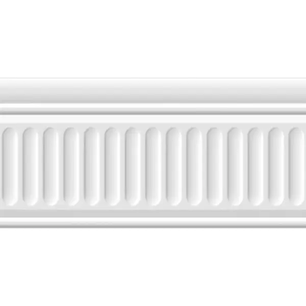 Бордюр настенный Kerama Marazzi Бланше глянцевый 9.9x20 см цвет белый