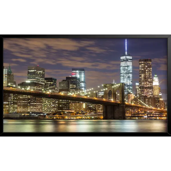 Картина в раме Бруклинский мост 60x100 см