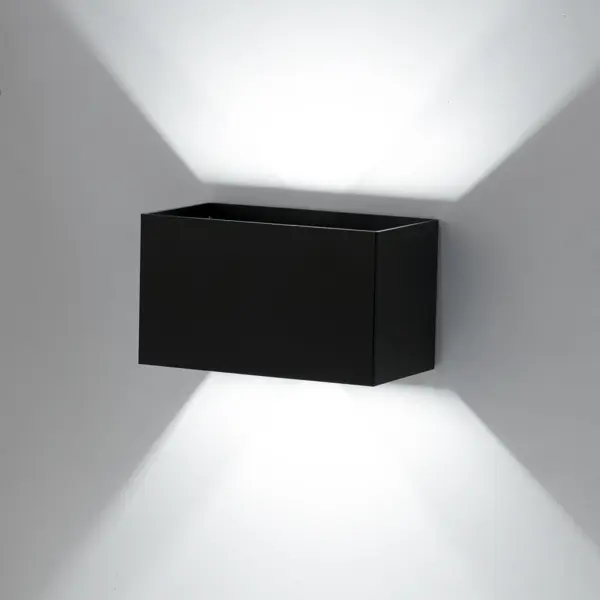 Светильник светодиодный Inspire «Roxb» 105 Вт IP54 квадрат цвет черный накладной