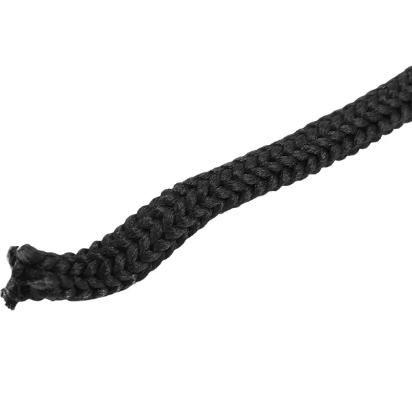 Веревка полипропиленовая 6 мм цвет черный, 10 м/уп.