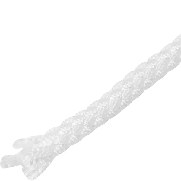 Веревка полиамидная 6 мм цвет белый, на отрез
