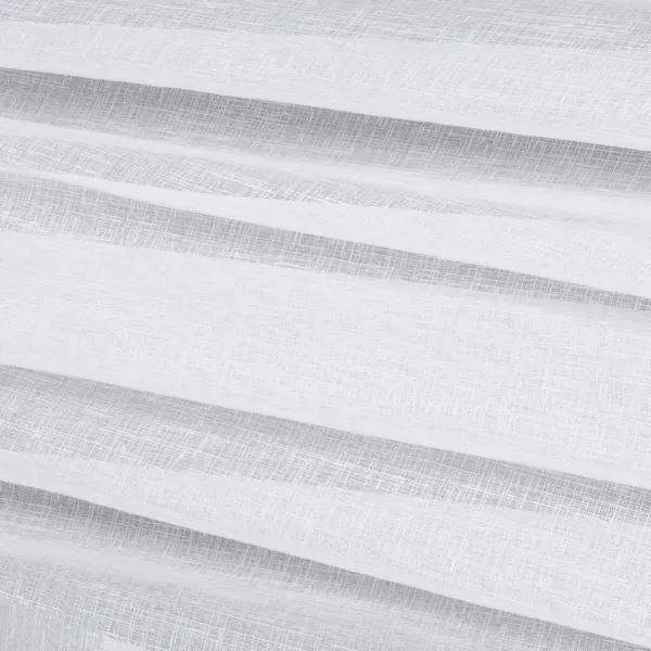 Тюль 1 м/п Натурэль лен с утяжелителем 280 см цвет белый