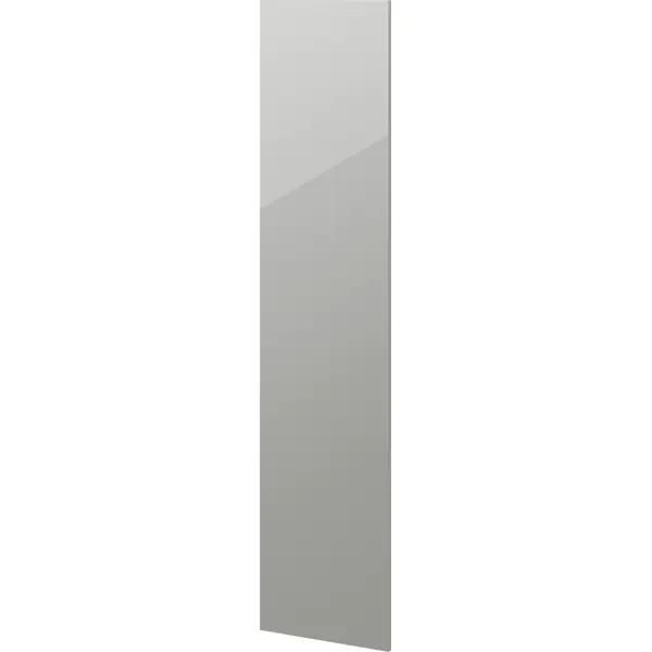 Фасад для кухонного шкафа Аша грей 44.7x214.1 см Delinia ID ЛДСП цвет светло-серый