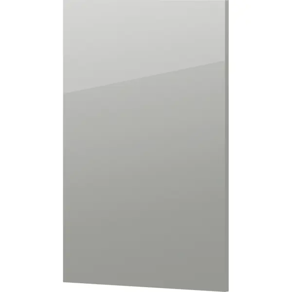 Фасад для кухонного шкафа Аша грей 59.7x76.5 см Delinia ID ЛДСП цвет светло-серый