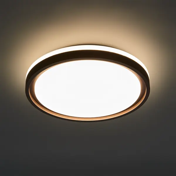 Настенно-потолочный светильник светодиодный Lumion Navil 3044/CL нейтральный белый свет цвет коричневый