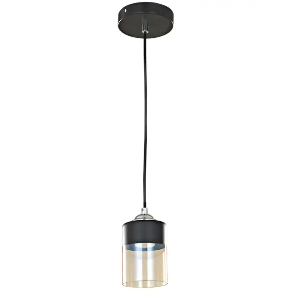 Светильник подвесной Inspire Amber 1 лампа 3 м? цвет черный