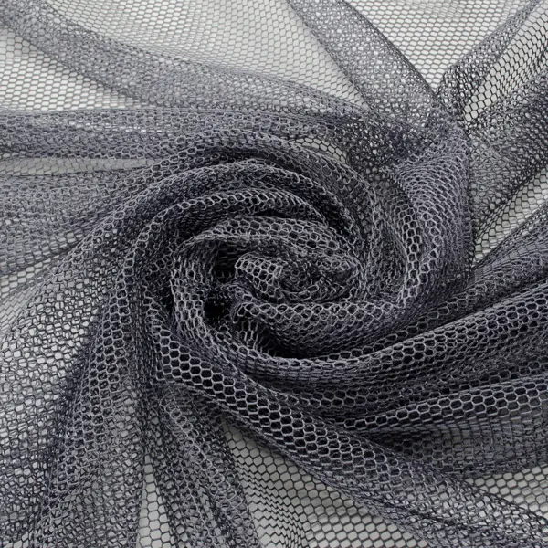 Тюль 1 м/п Damla сетка 290 см цвет темно-серый