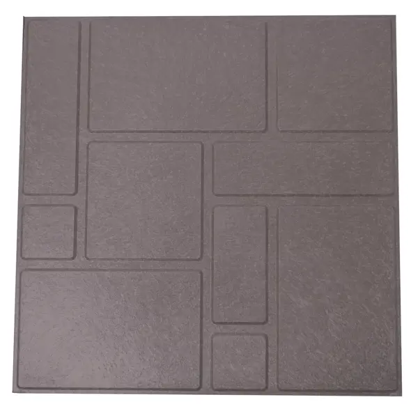 Плитка тротуарная полимерпесчаная 330x330x20 мм цвет коричневый