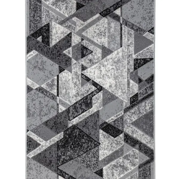 Дорожка ковровая «Лайла де люкс» 1 м цвет серый