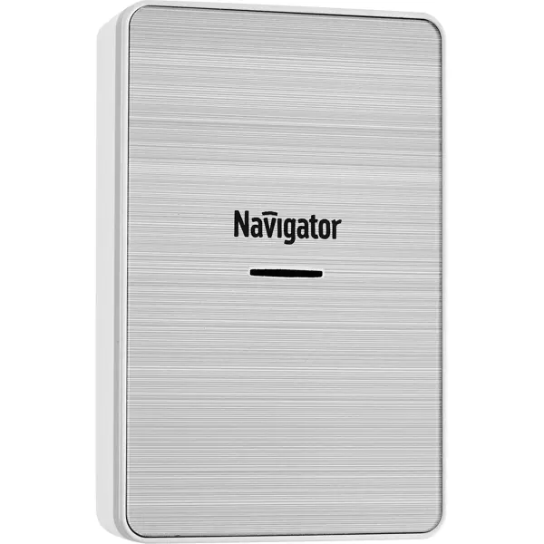 Дверной звонок беспроводной Navigator 80 510 36 мелодий цвет серый