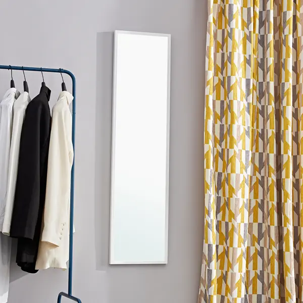 Зеркало декоративное Inspire Вега прямоугольник 30x120 см цвет белый