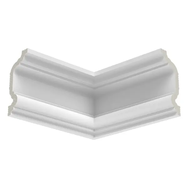 Уголок потолочный полистирол внутренний Format 02D белый 250x80x250 мм