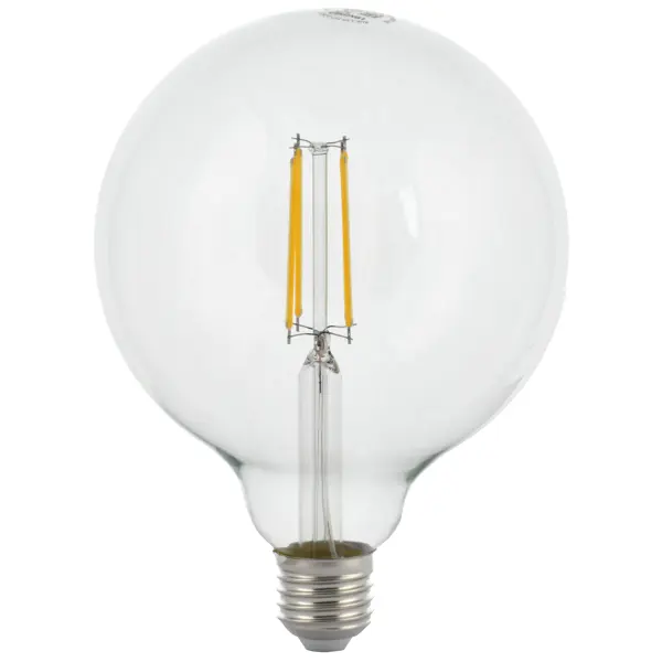 Лампа светодиодная Lexman Clear E27 220 В 9 Вт шар 1055 лм теплый белый цвета света