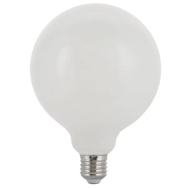 Лампа светодиодная Lexman Milky E27 220 В 9 Вт шар большой 1055 лм нейтральный белый цвет света