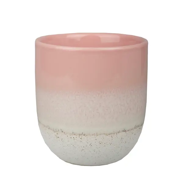 Стакан для зубных щеток Аквалиния Ombre керамика цвет розовый