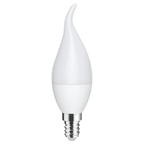 Лампочка светодиодная Lexman свеча E14 400 лм теплый белый свет 5 Вт