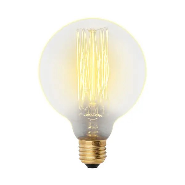 Лампа накаливания Uniel E27 230 В 60 Вт шар 300 лм теплый белый цвет света для диммера