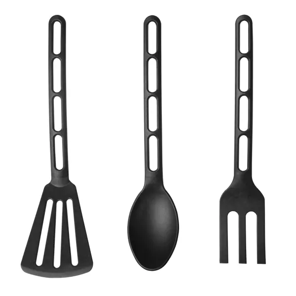 Набор кухонных принадлежностей Delinia 3 предмета пластик цвет черный