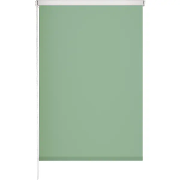Штора рулонная блэкаут Midnight 55x175 см зеленая
