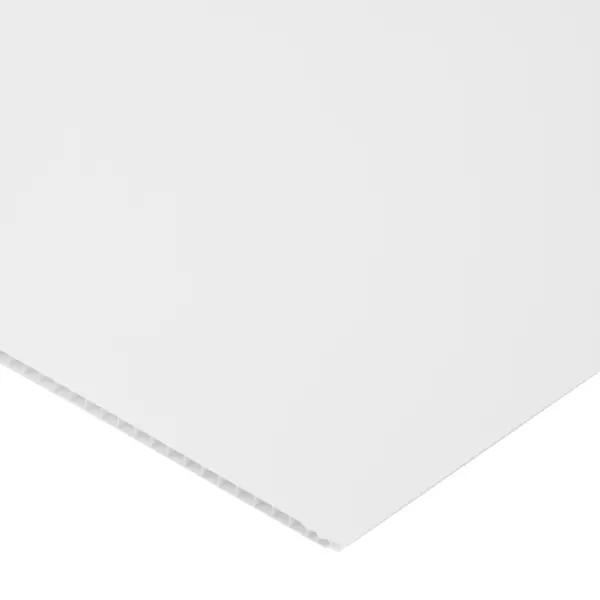 Стеновая панель ПВХ Белый глянец Artens 2700x375x5 мм 1.012 м?