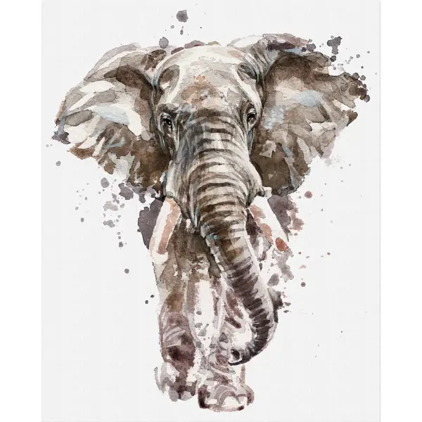 Канвас Слон 40х50 см