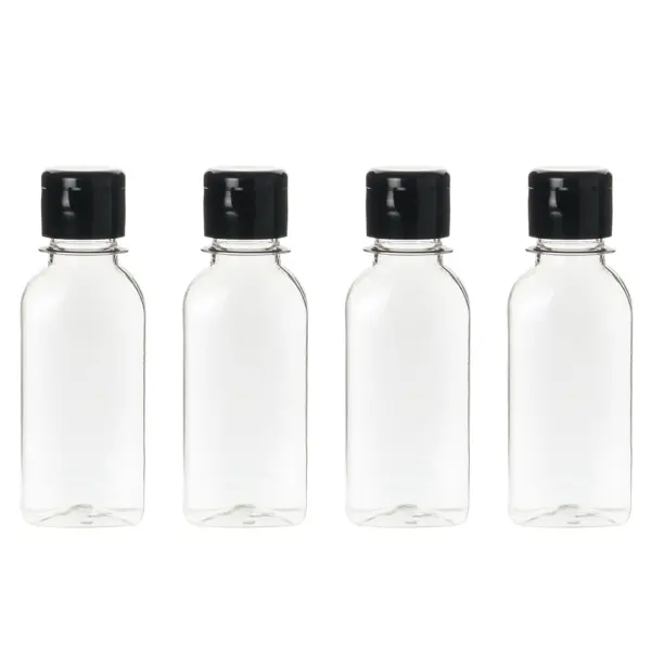 Набор бутылок Fixsen 100 мл цвет прозрачный 4 шт