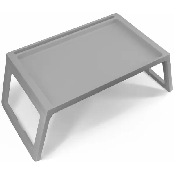 Столик прямоугольный 54.5х35.5 см пластик цвет серый