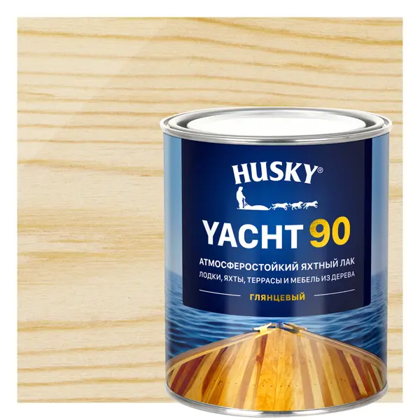 Лак яхтный Husky Yacht 90 0.9 л глянцевый