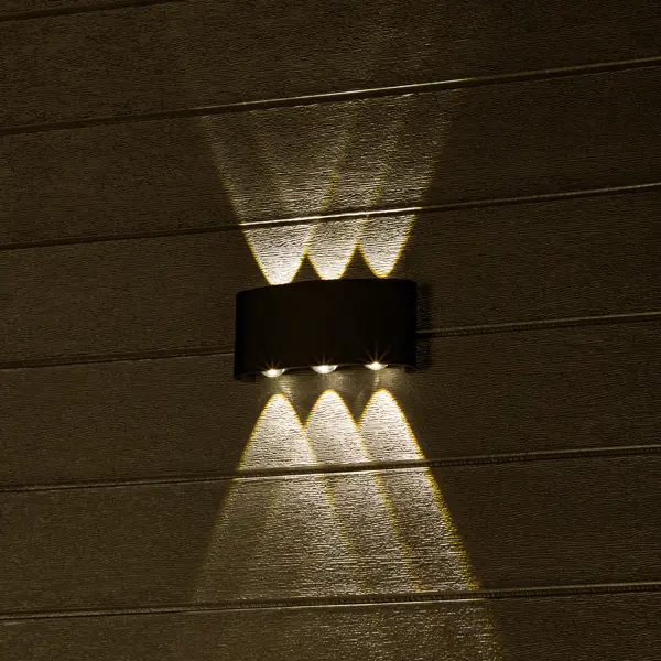 Светильник настенный светодиодный уличный Duwi «Nuovo» 24771 9 IP54 цвет черный