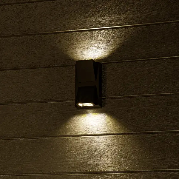 Светильник настенный светодиодный уличный Duwi «Nuovo» 24776 4 IP54 цвет черный