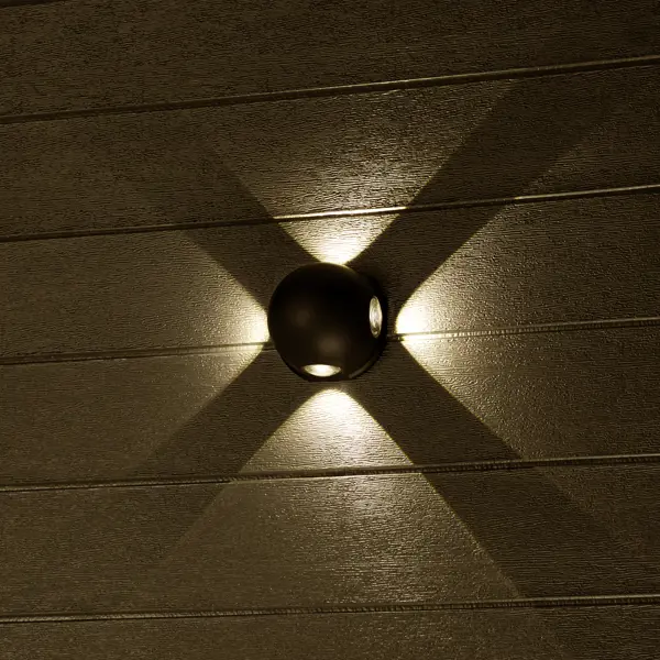 Светильник настенный светодиодный уличный Duwi «Nuovo» 24790 0 IP54 цвет черный