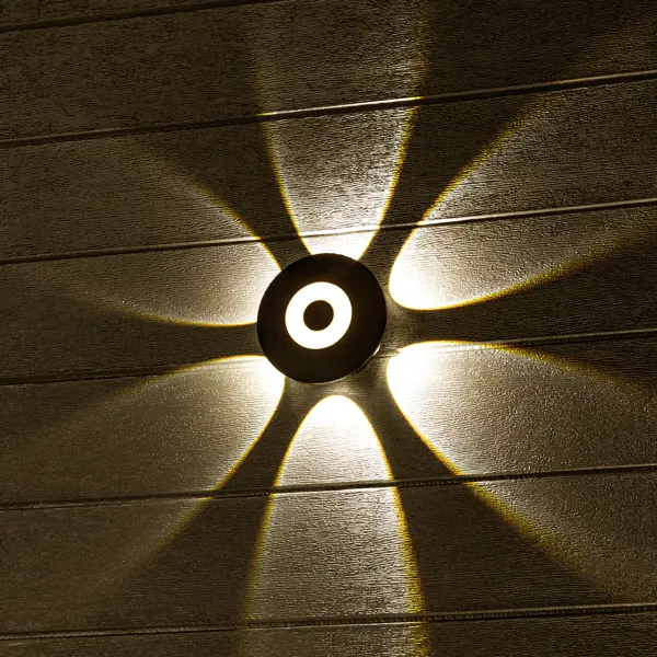 Светильник настенный светодиодный уличный Duwi «Nuovo» 24792 4 IP54 цвет черный