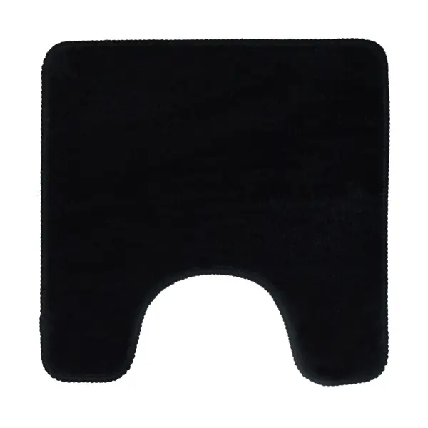 Коврик для туалета Swensa Presto 45x45 см цвет черный