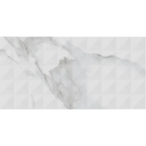 Плитка настенная рельефная Culto Asana Marble H 20x40 см 1.2 м? мрамор цвет серый