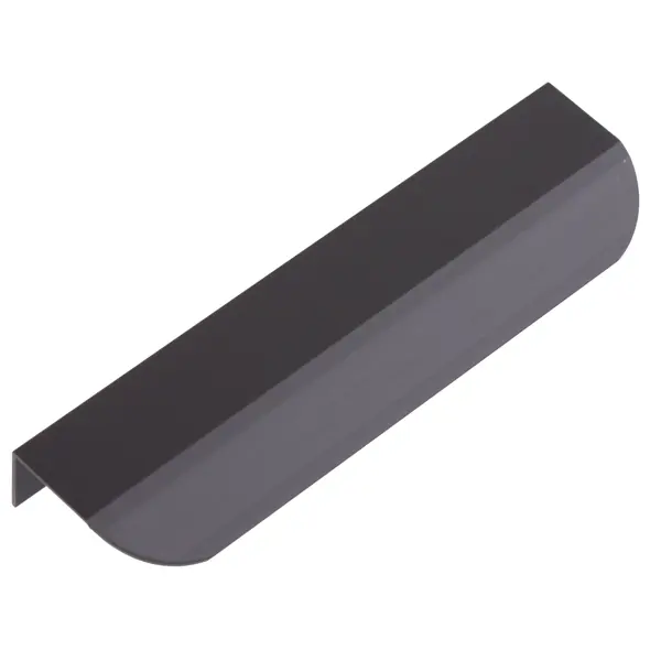 Ручка накладная мебельная 128 мм, цвет черный