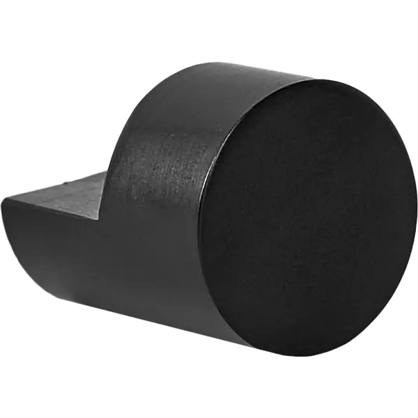 Ручка-кнопка мебельная Inspire 21x25 мм, цвет черный матовый