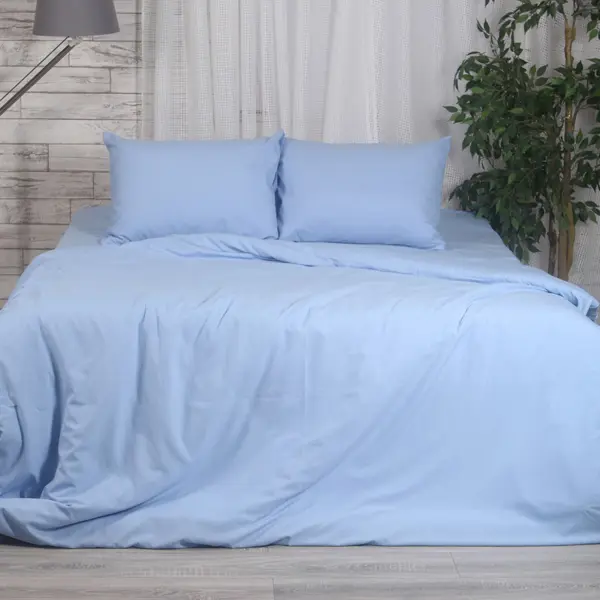 Комплект постельного белья Capriccio Blue двуспальный полисатин синий