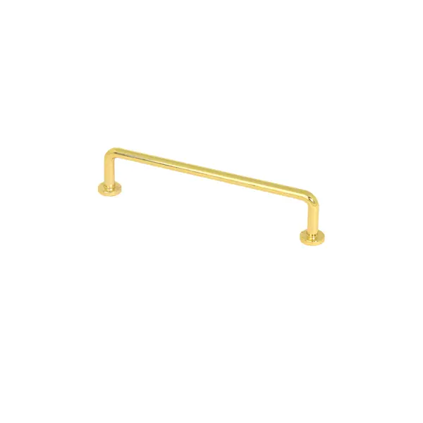 Ручка-скоба мебельная Viverra 128 мм цвет золото