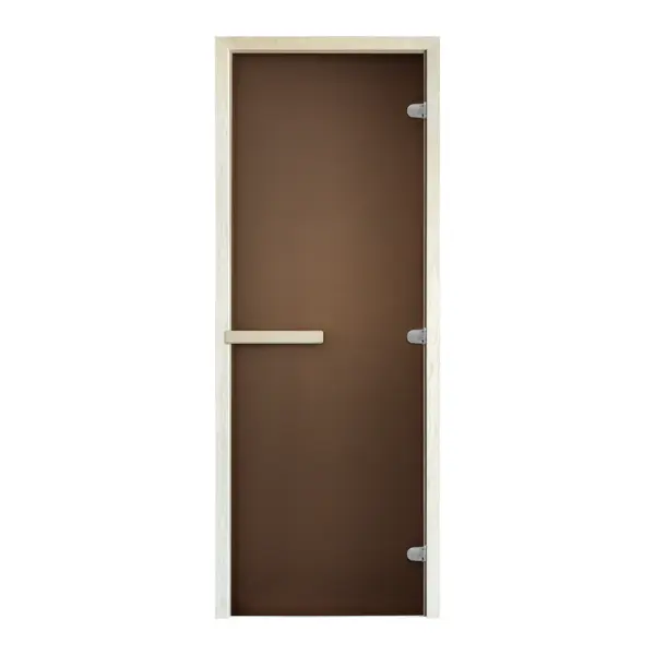 Дверь для бани Стандарт 69x189 см матовая
