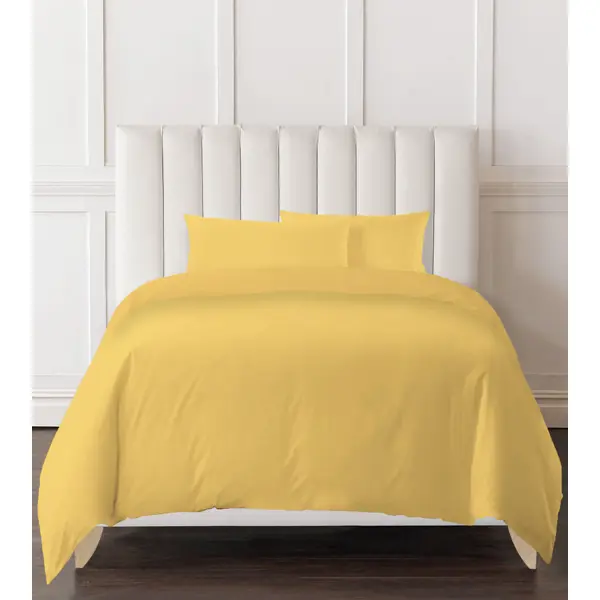 Комплект постельного белья Mona Liza двуспальный сатин желтый