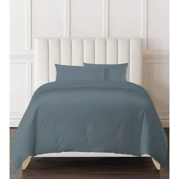 Комплект постельного белья Mona Liza двуспальный сатин сине-зеленый