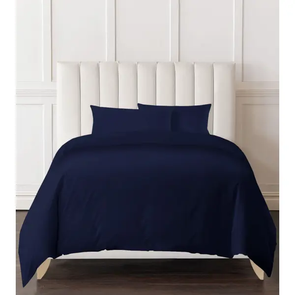 Комплект постельного белья Mona Liza полутораспальный сатин сине-черный