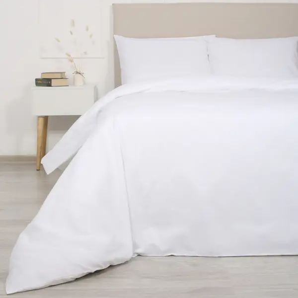 Комплект постельного белья Melissa полутораспальный бязь белый