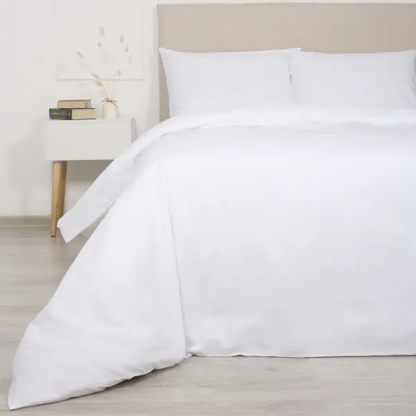 Комплект постельного белья Melissa двуспальный бязь белый