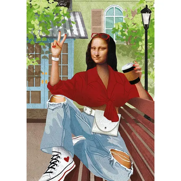 Постер Мона Лиза 21x29.7 см