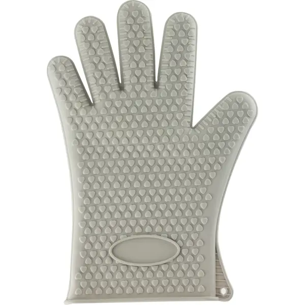 Прихватка-перчатка Pretto 14.5x27 см силикон серый