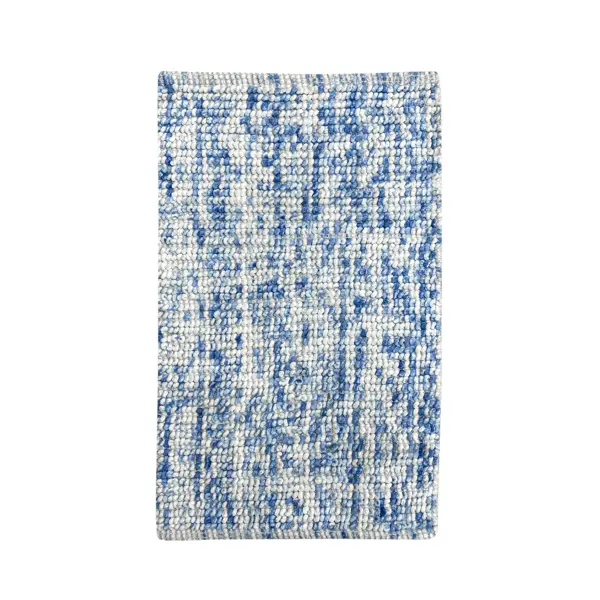 Коврик для ванной Lemer Selection 50x80 см цвет синий