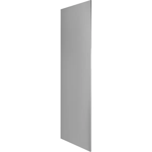 Дверь для шкафа Лион 59.4x193.8x1.6 см цвет серый глянец