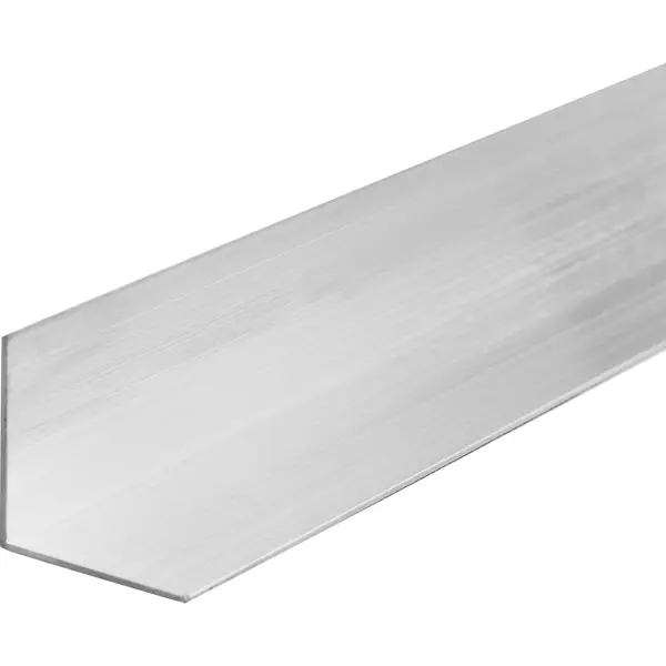L-профиль с равными сторонами 30x30x1.2x2700 мм, алюминий, цвет серый